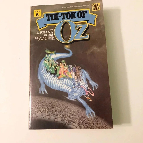 Vintage 1980 Tik Tok of Oz by L Frank Baum John R Neill Del  Rey Books - Picture 16 of 16
